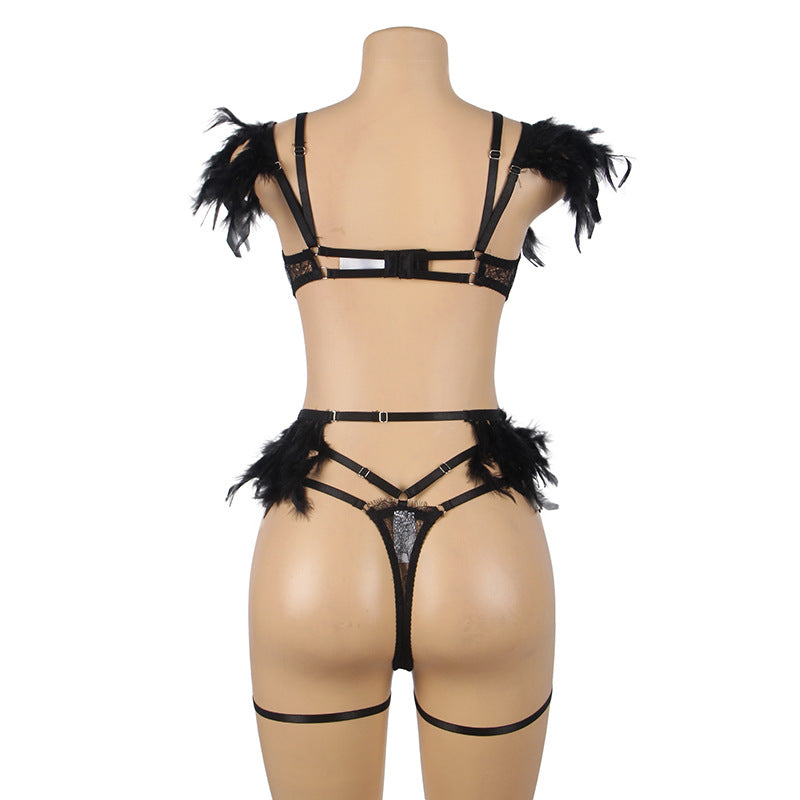 Extreme Sexy Lace Lingerie Set Extreme mature women lingerie Bra Panties