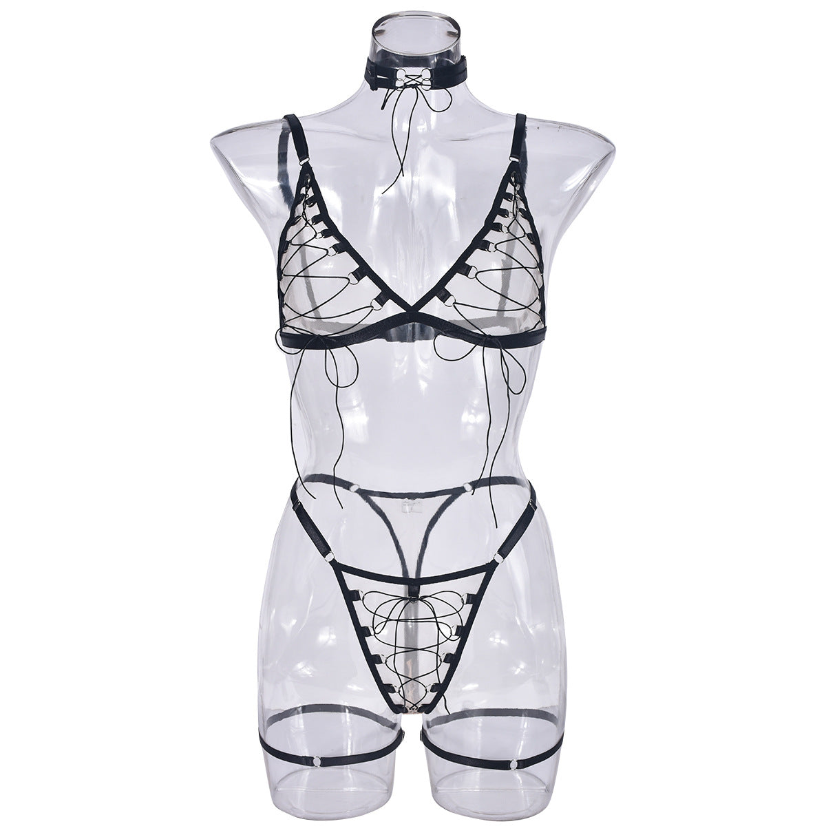Slutty Women See Through Lingerie Set Nasty Bra & Panty