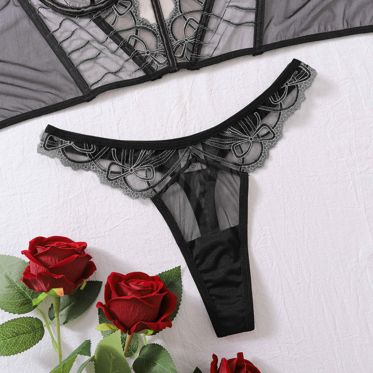 Hotlc Lingerie Sheer Corset