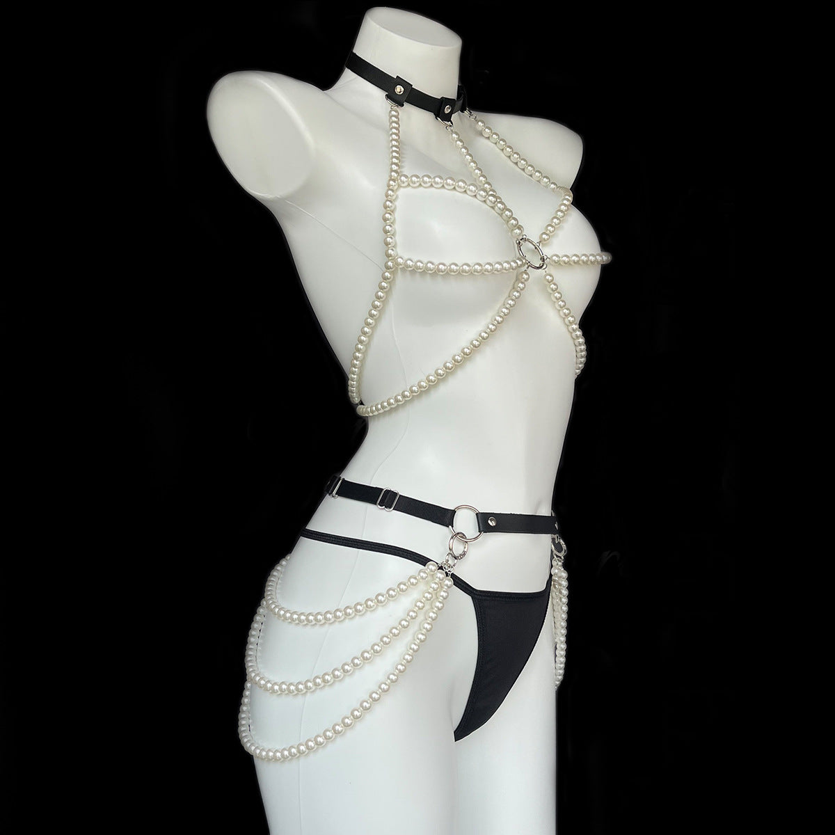Naughty Sluzu Bondage Lingerie Set Sluzu Bra & Panty Hot Latina