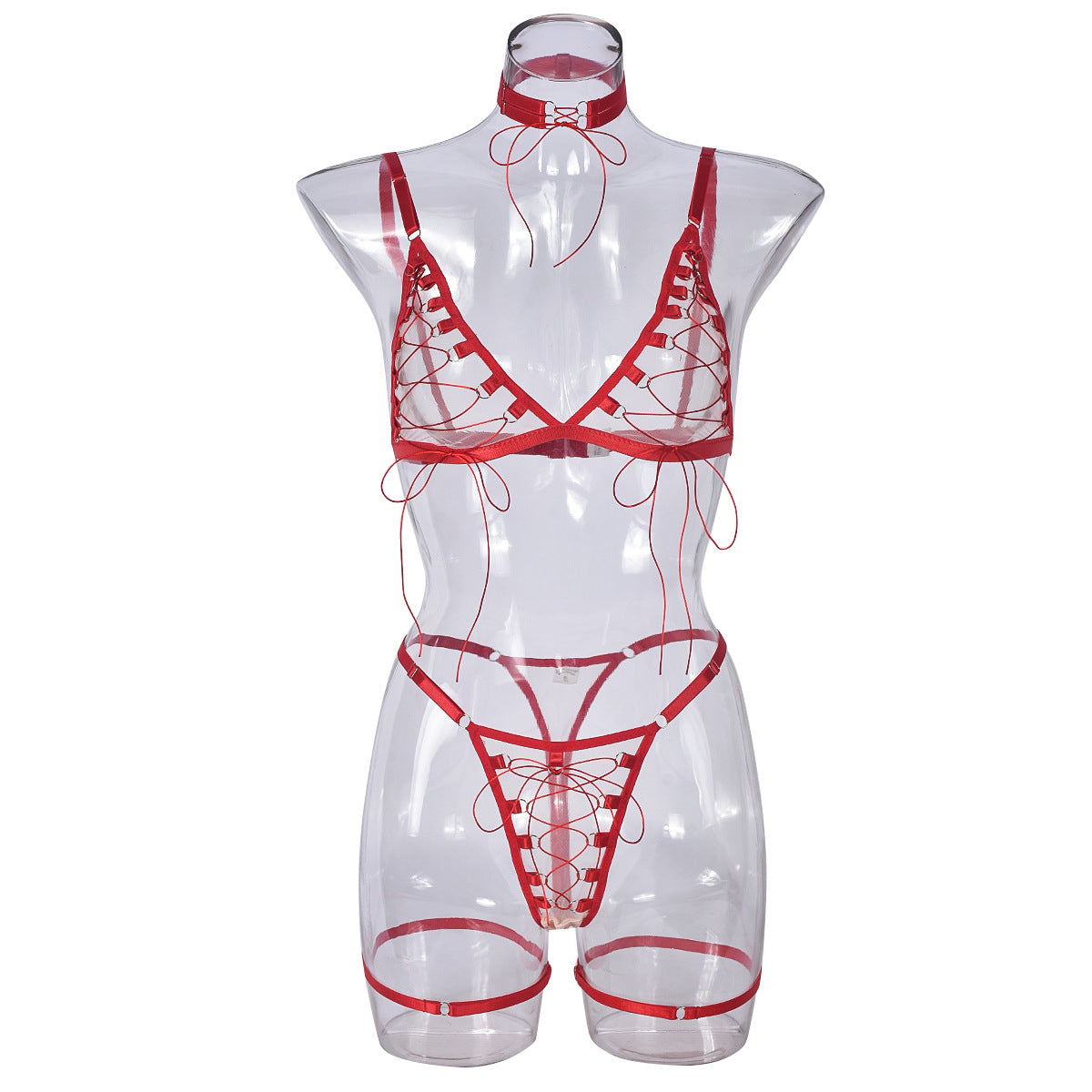 Slutty Women See Through Lingerie Set Nasty Bra & Panty