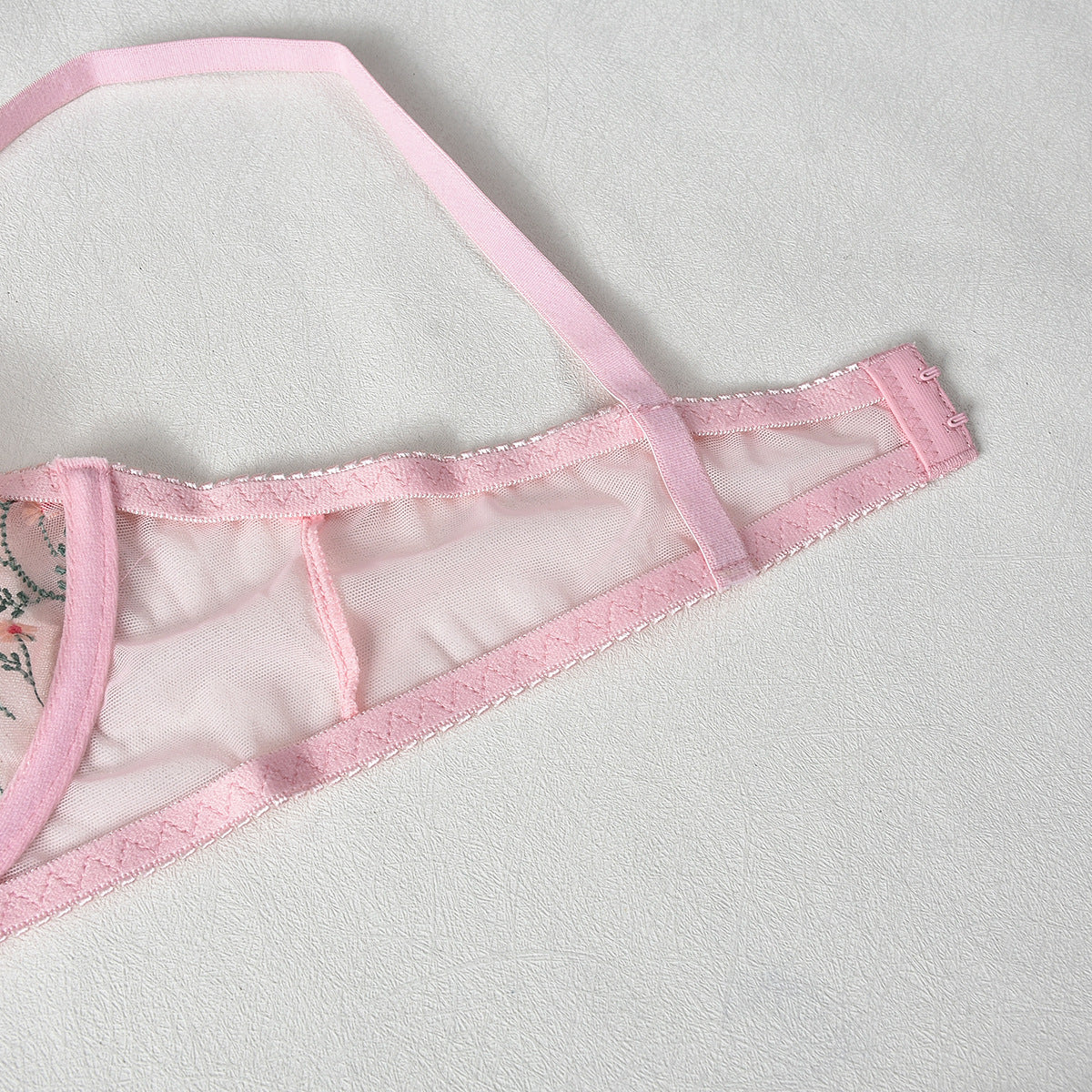 See Thru Lingerie Garter Belts Set Naughty Bra & Panty Sex