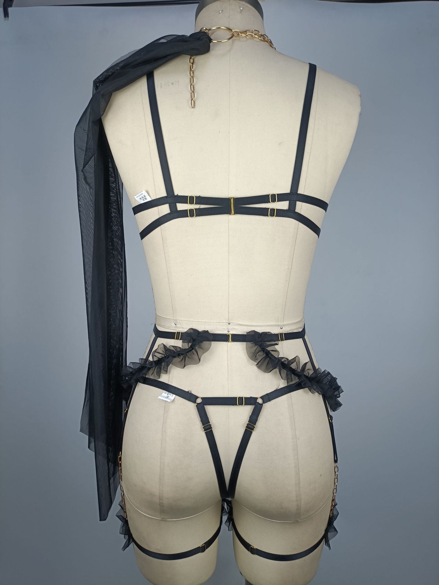 Wife Submissive Sluzu Harness Lingerie Set