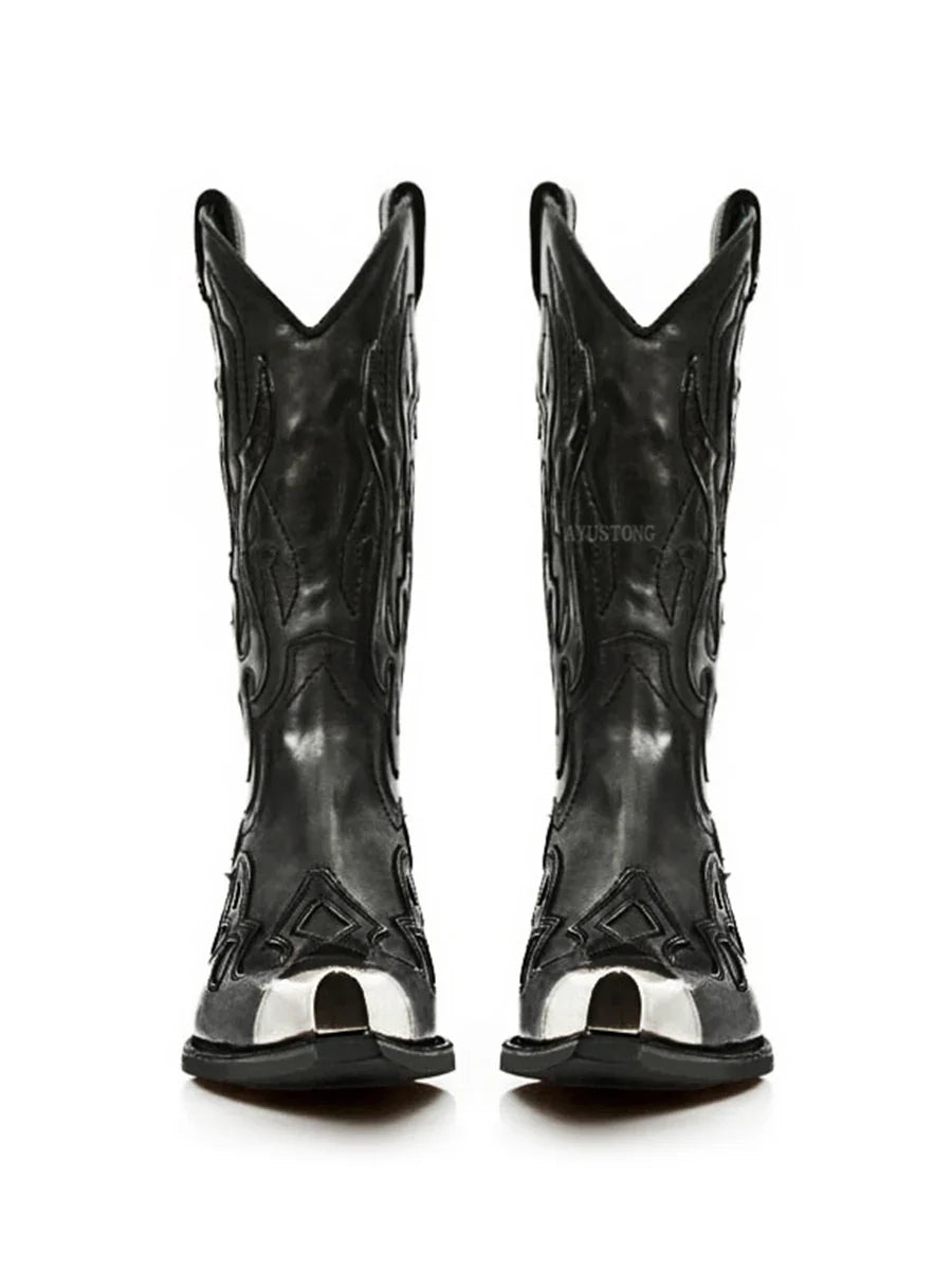 Retro Western Cowboy Boots