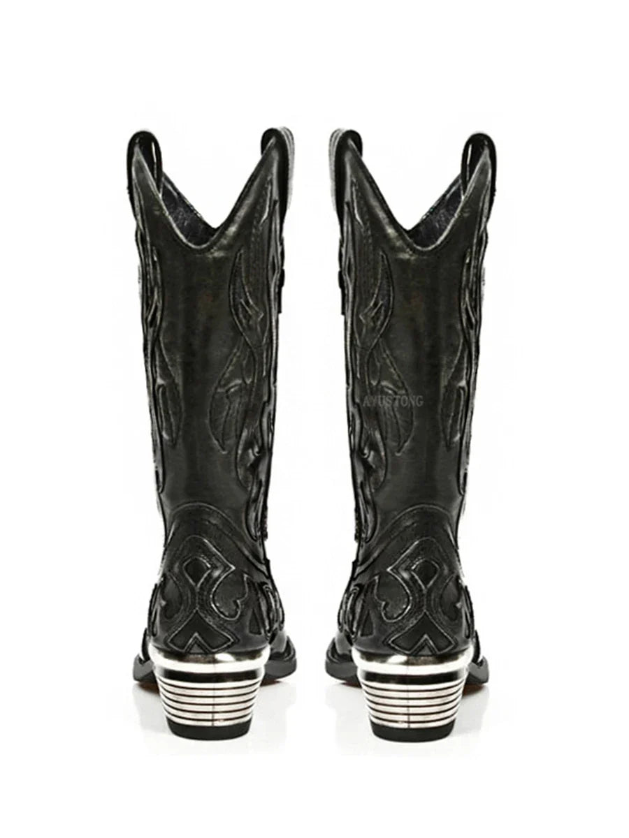 Retro Western Cowboy Boots