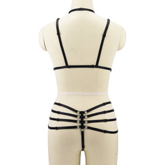 Revealing Sexy Lingerie Bra Set Sexiest Body Harness Lingerie Latina Bra Panties