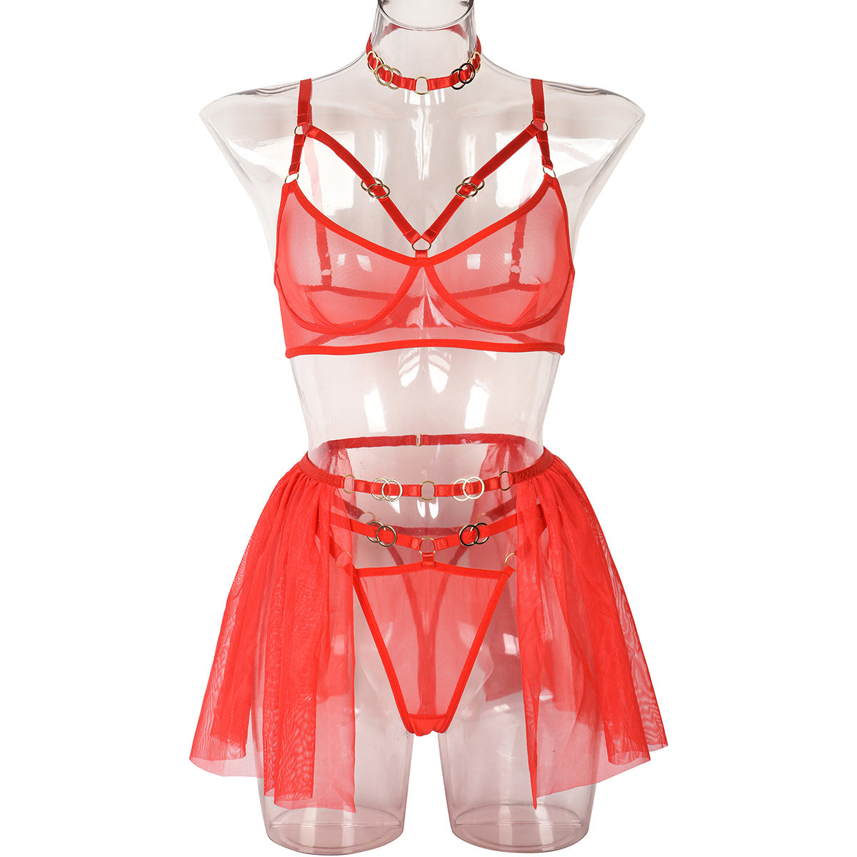 Sheer Lingerie For Women Set