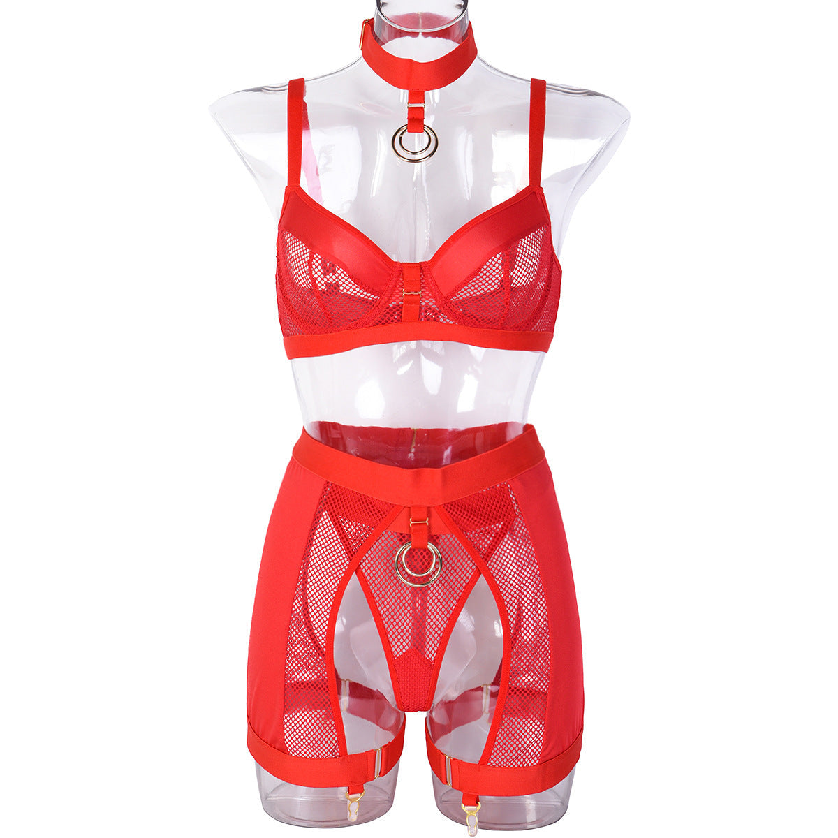 Sheer See Through Lingerie Set
