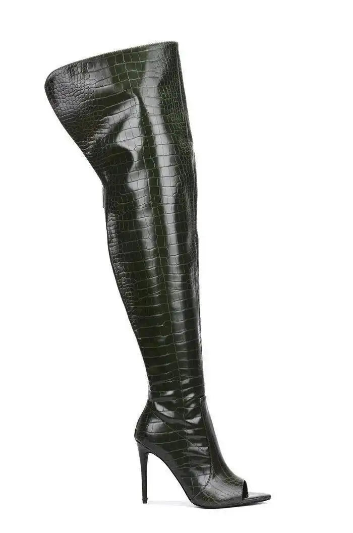 Stiletto High Heels Over The Knee Boots