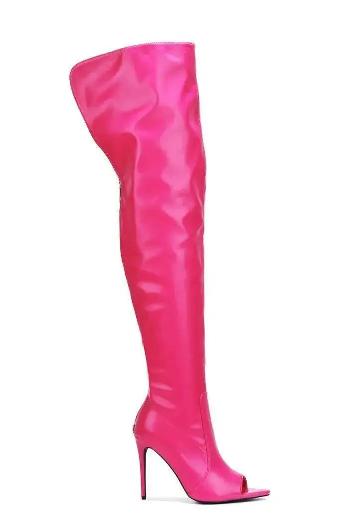 Stiletto High Heels Over The Knee Boots