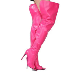 Stiletto High Heels Over The Knee Boots