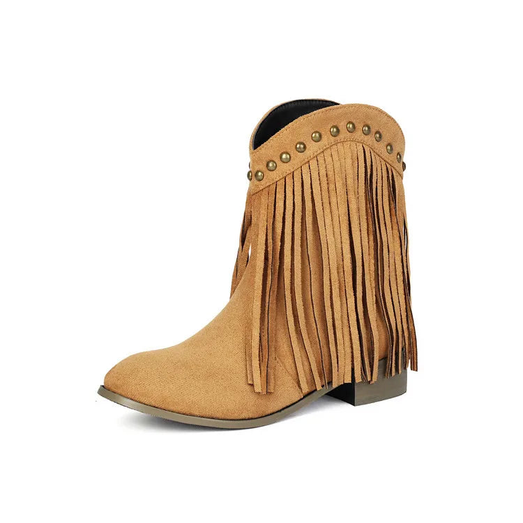 Tassel Women's Ankle Boots