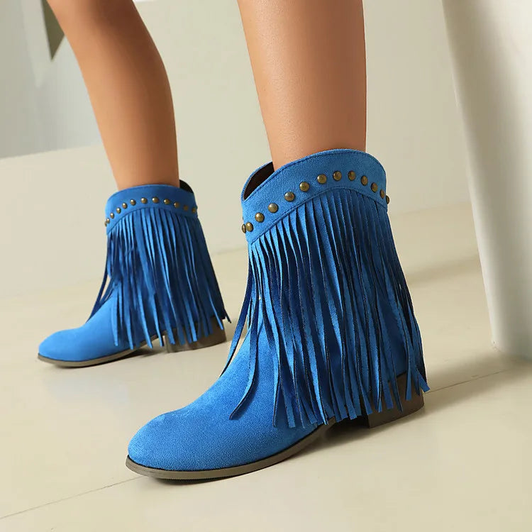 Tassel Women's Ankle Boots
