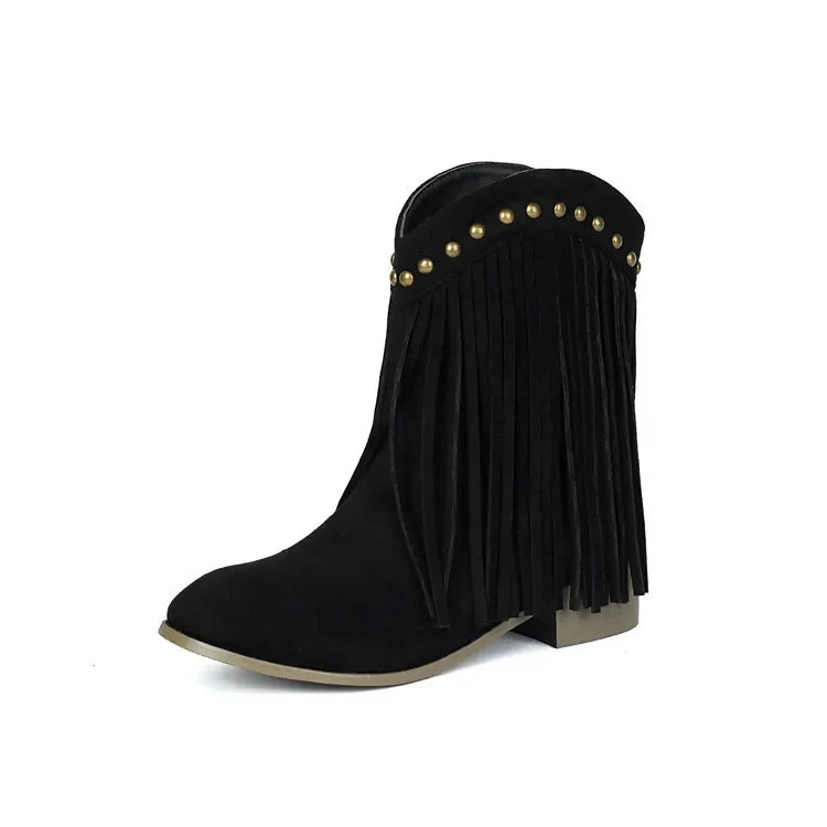 Tassel Women's Ankle Boots