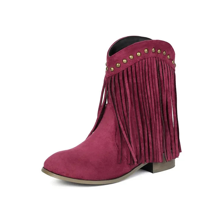 Tassel Women's Ankle Boots