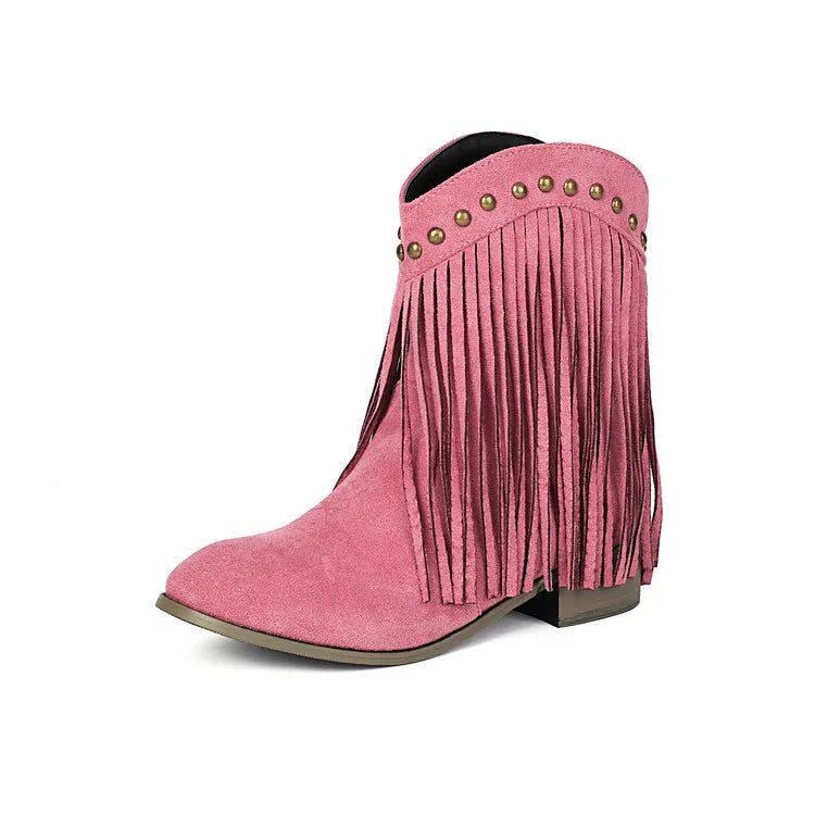 Tassel Women's Ankle Boots