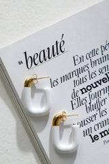 18k Gold Plated Sugar Coated Earrings Gold