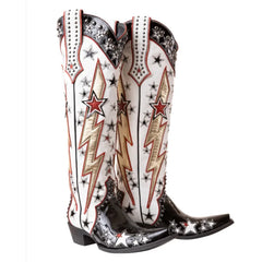 White Western Boots