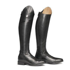 Women Pu Leather Riding Boot Low Heel Knee High Boots