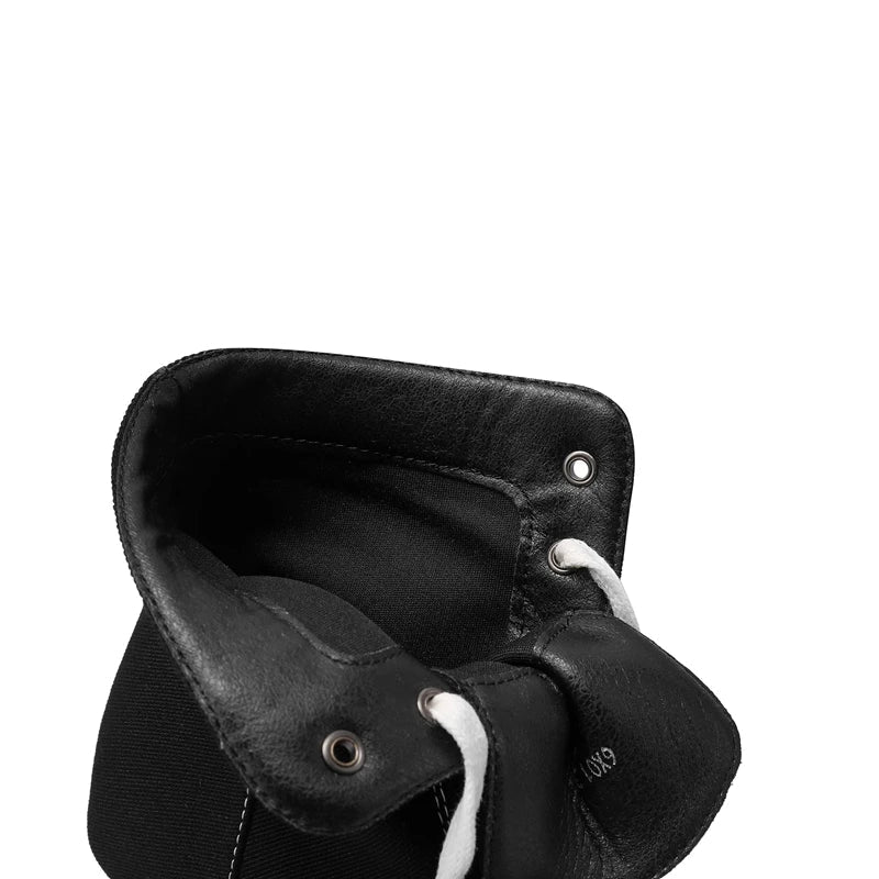 Women's Spring and Autumn Round Head Waterproof Platform Cloth High Heels