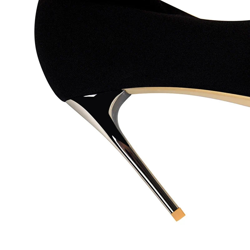 Women's European and American pointed slim heels