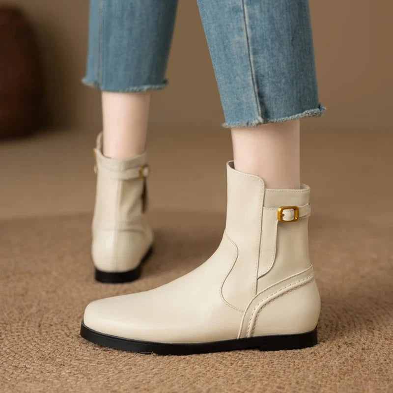 Women's autumn and winter leather