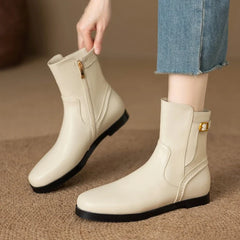 Women's autumn and winter leather