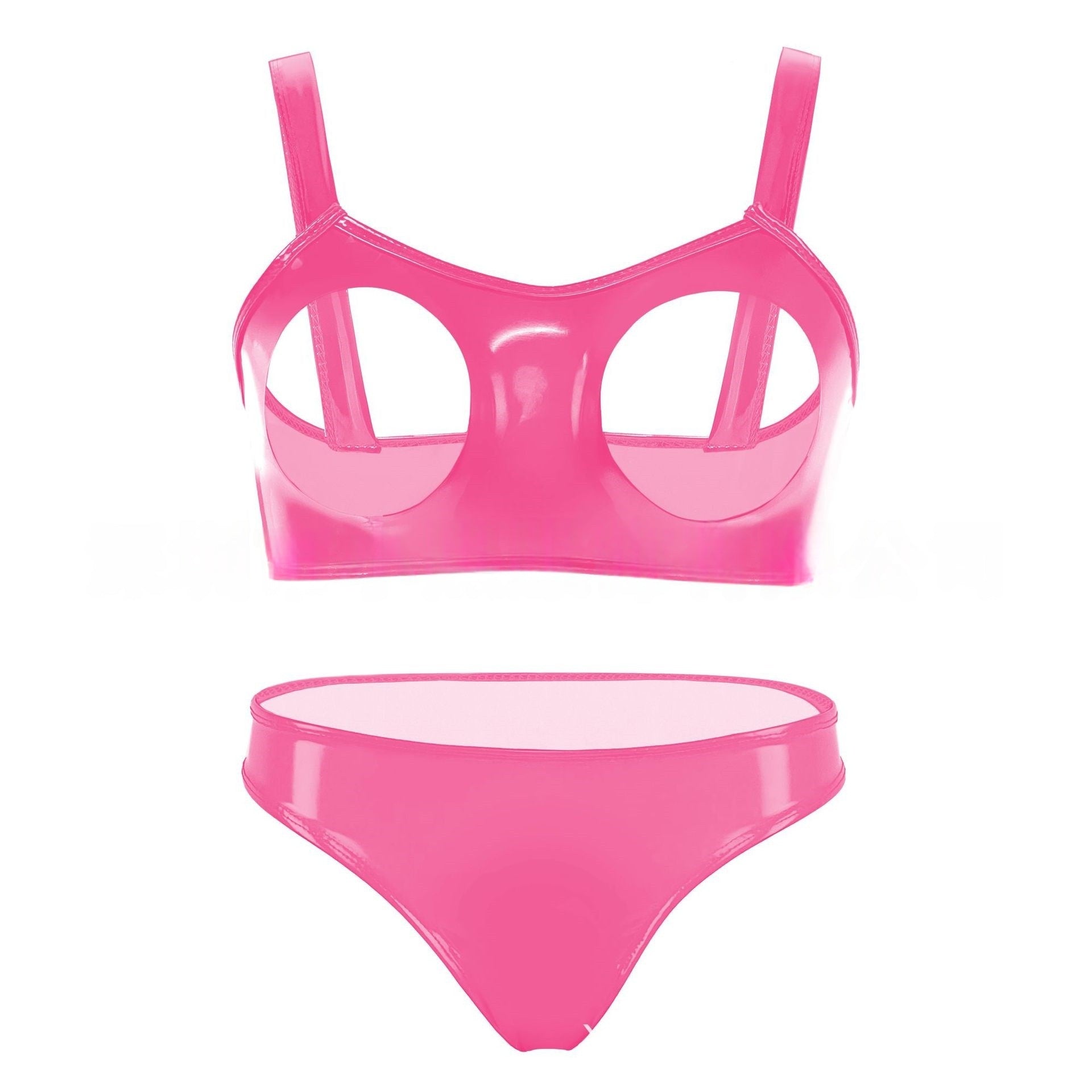 Vinyl Sluzu Lingerie Women Cupless