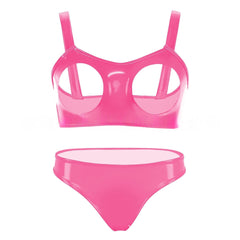 Vinyl Sluzu Lingerie Women Cupless
