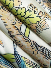 Peacock Print Cover Up