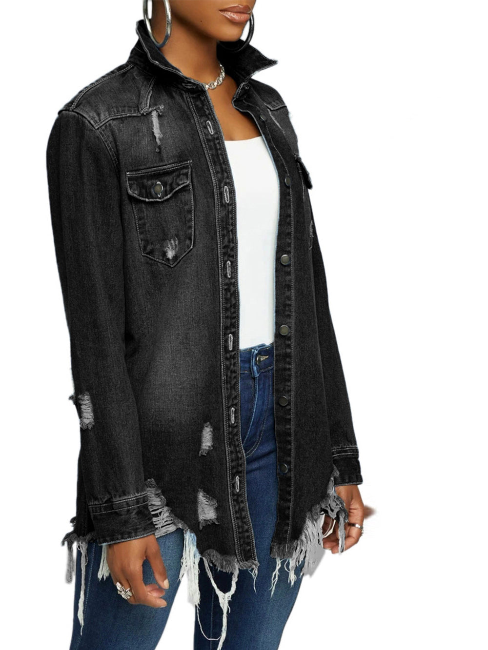 fashion women's denim jacket