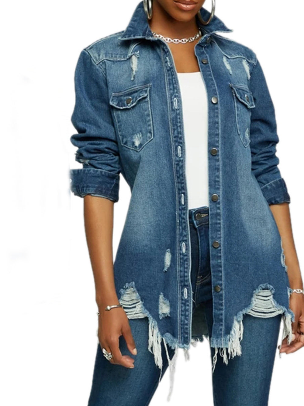 fashion women's denim jacket
