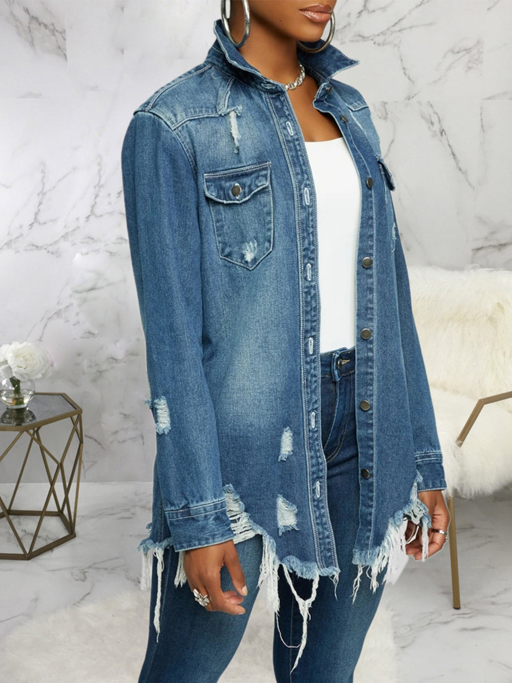 fashion women's denim jacket