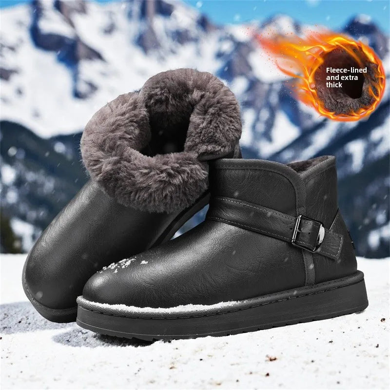 high quality men's Plush Warm Snow Boots