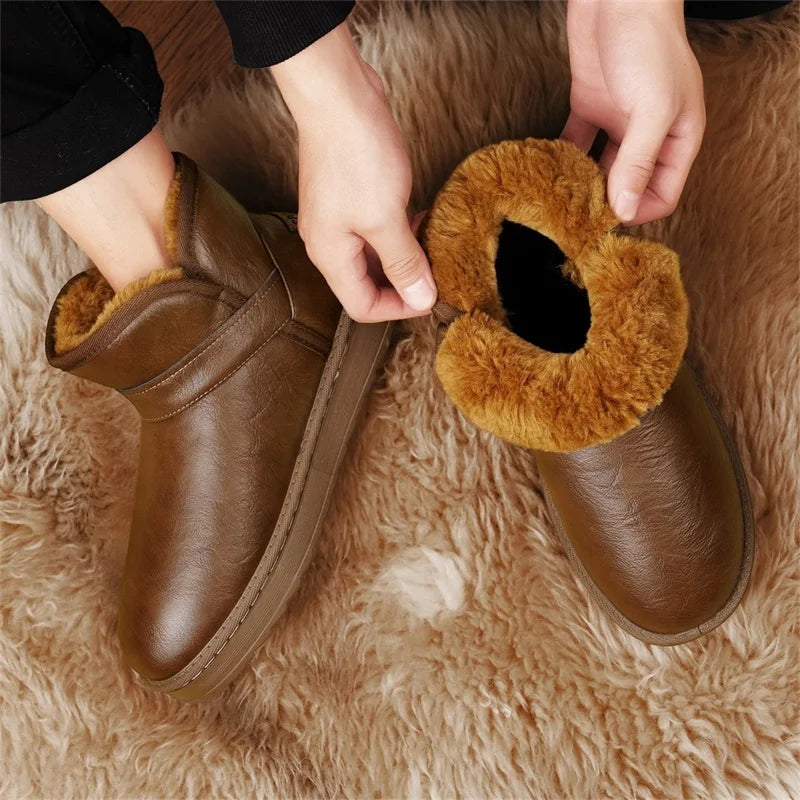 high quality men's Plush Warm Snow Boots