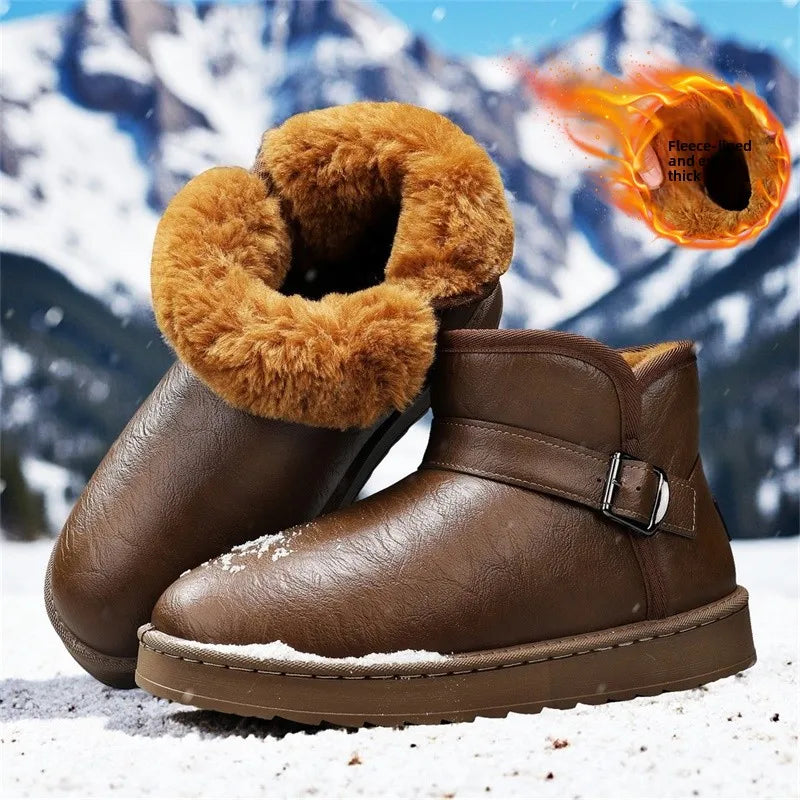high quality men's Plush Warm Snow Boots