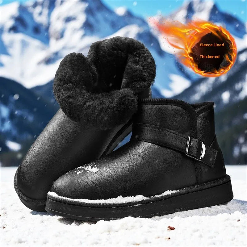 high quality men's Plush Warm Snow Boots