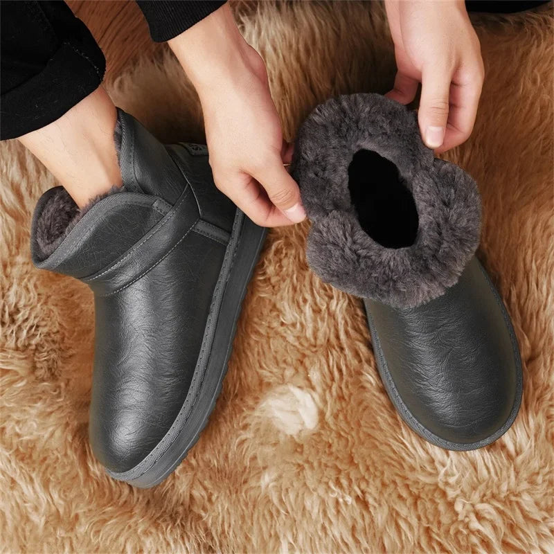 high quality men's Plush Warm Snow Boots